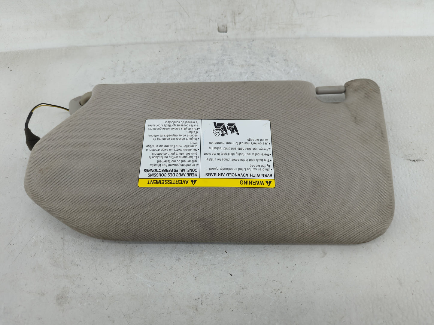 2019-2020 Infiniti Qx60 Sun Visor Shade Replacement Passenger Right Mirror Fits Fits 2019 2020 OEM Used Auto Parts - Oemused