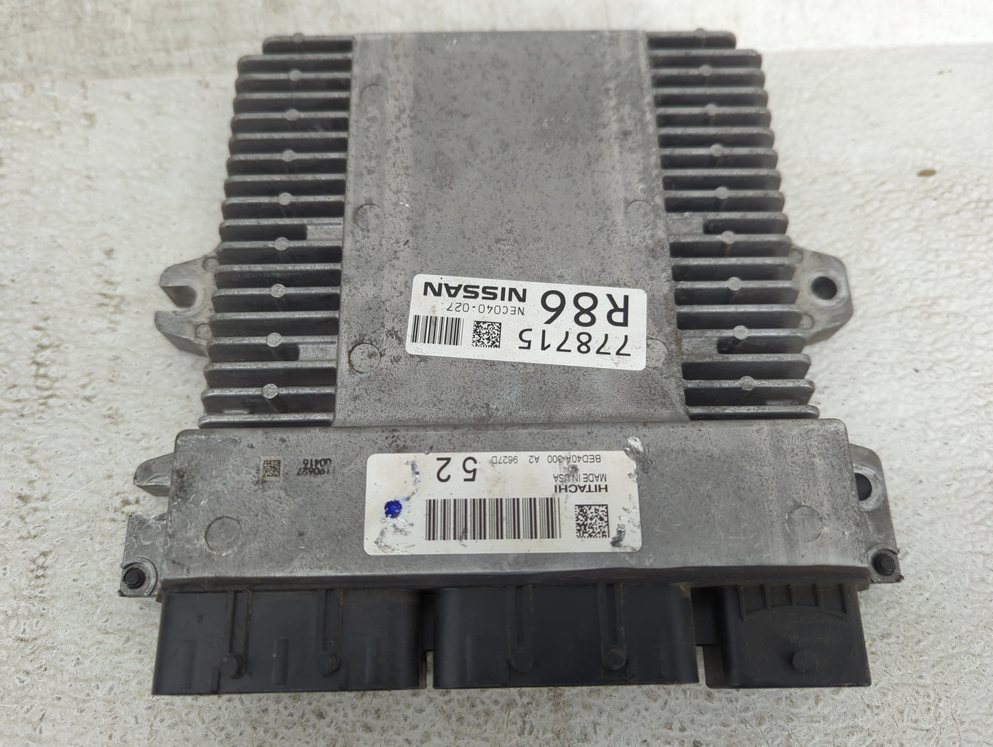 2018-2020 Infiniti Qx60 PCM Engine Control Computer ECU ECM PCU OEM P/N:NEC040-027 BED40A-300 Fits Fits 2018 2019 2020 OEM U