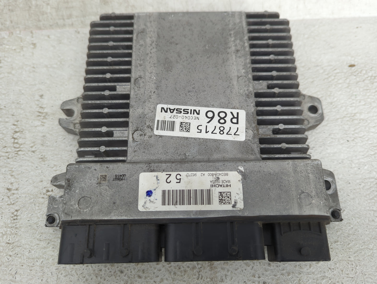 2018-2020 Infiniti Qx60 PCM Engine Control Computer ECU ECM PCU OEM P/N:NEC040-027 BED40A-300 Fits Fits 2018 2019 2020 OEM U