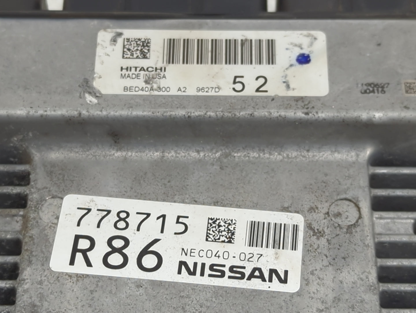 2018-2020 Infiniti Qx60 PCM Engine Control Computer ECU ECM PCU OEM P/N:NEC040-027 BED40A-300 Fits Fits 2018 2019 2020 OEM U