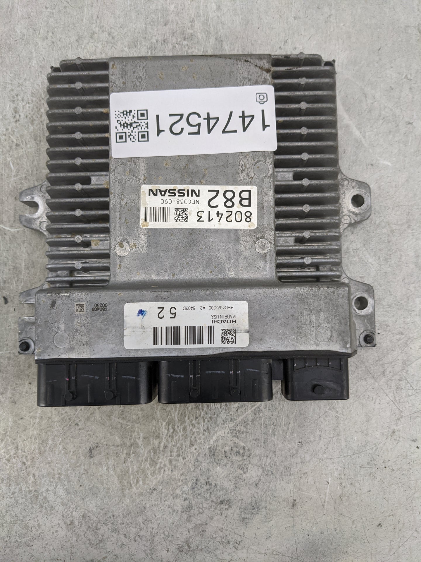 2018-2020 Infiniti Qx60 PCM Engine Control Computer ECU ECM PCU OEM P/N:NEC038-090 BED40A-300 Fits Fits 2018 2019 2020 OEM U