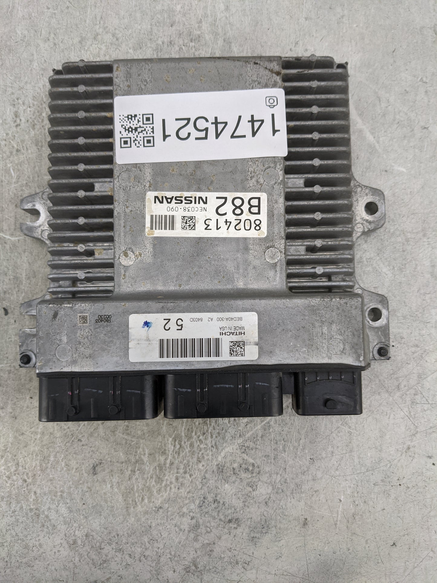 2018-2020 Infiniti Qx60 PCM Engine Control Computer ECU ECM PCU OEM P/N:NEC038-090 BED40A-300 Fits Fits 2018 2019 2020 OEM U