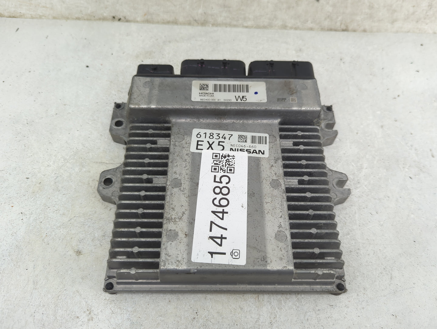 2018-2020 Infiniti Qx60 PCM Engine Control Computer ECU ECM PCU OEM P/N:BED40D-300 NEC046-660 Fits Fits 2018 2019 2020 OEM U