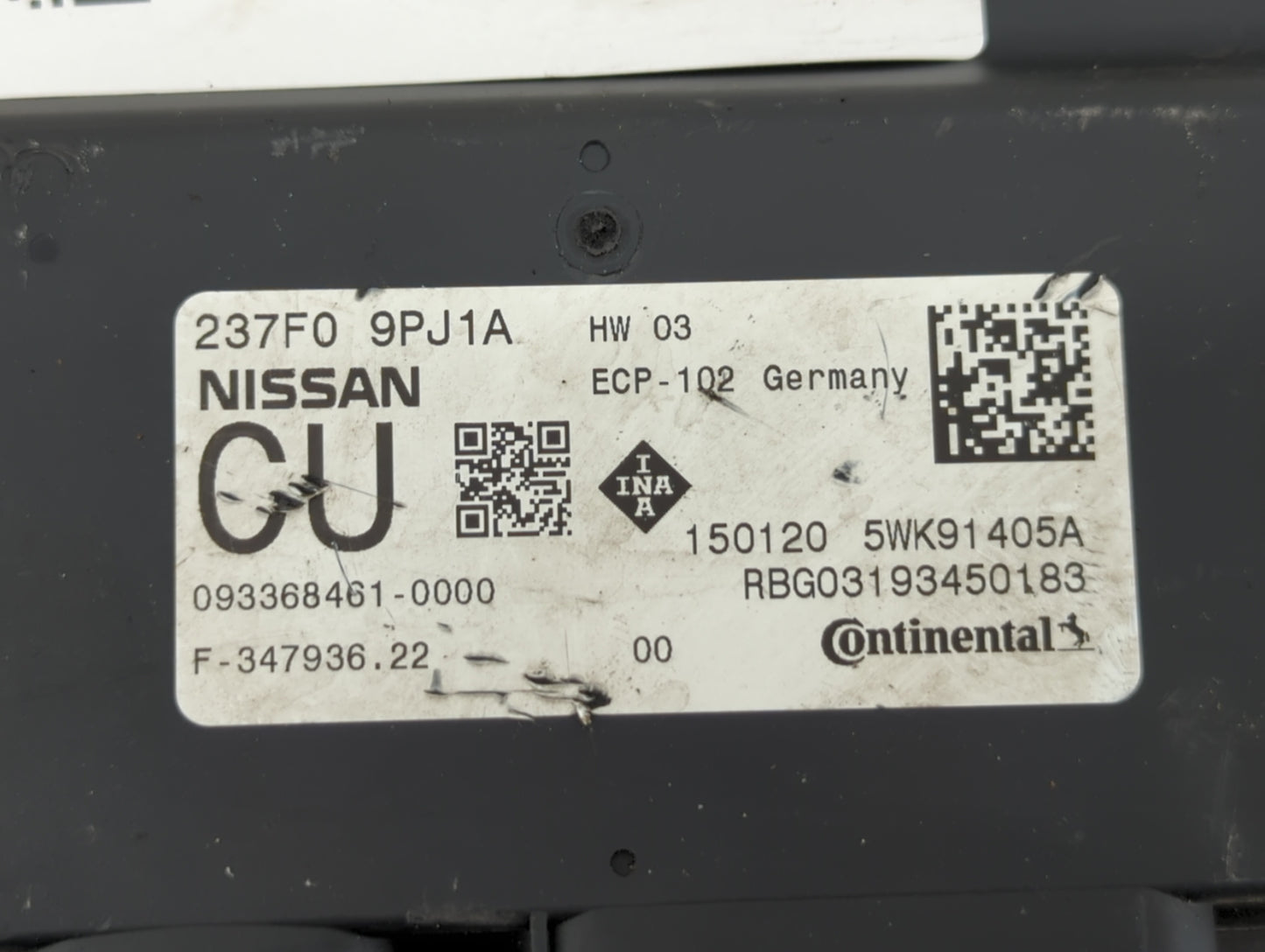 2018-2020 Infiniti Qx60 PCM Engine Control Computer ECU ECM PCU OEM P/N:237F0 9PJ1A NEC030-086 Fits Fits 2018 2019 2020 OEM 