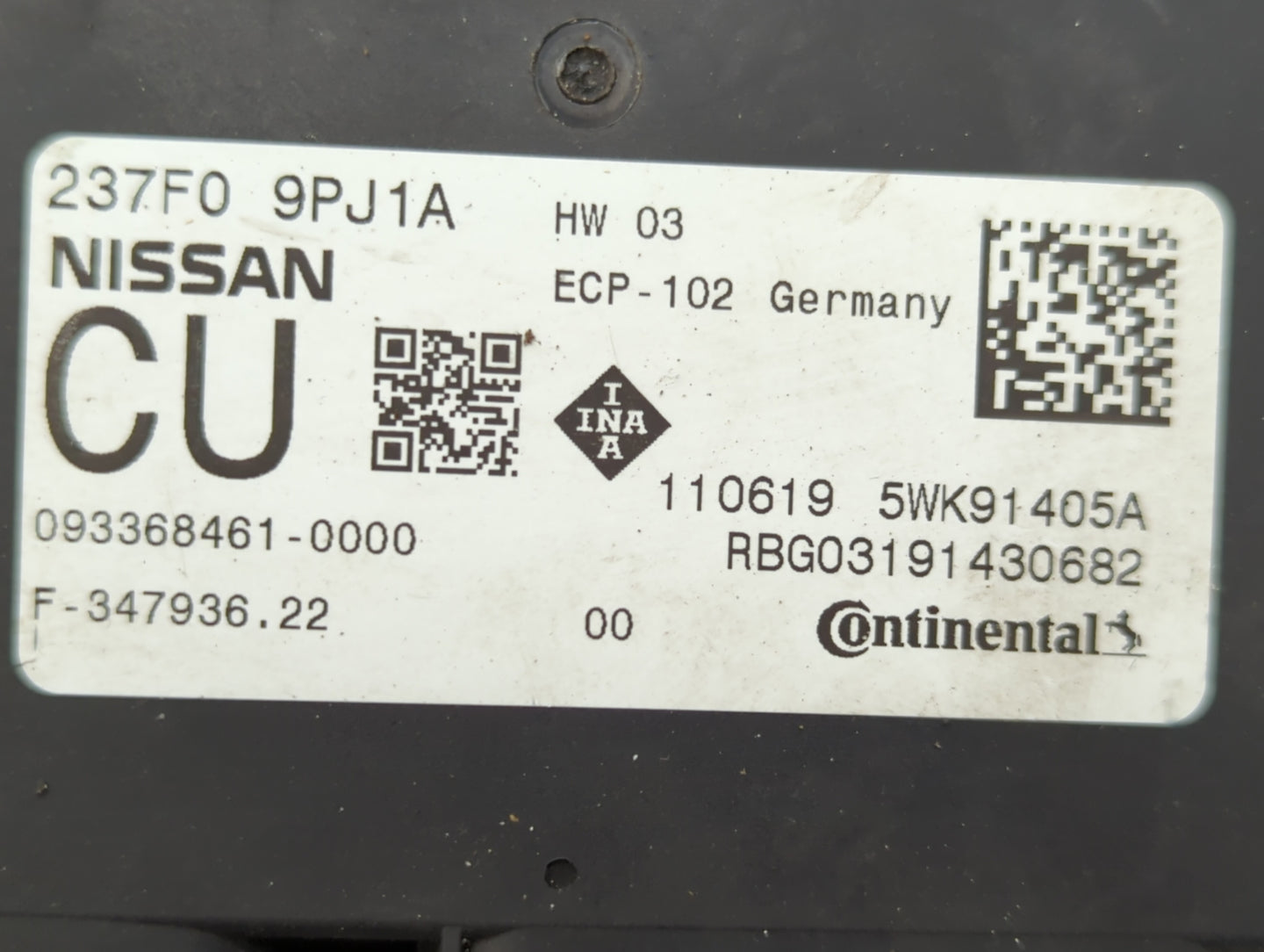 2018-2020 Infiniti Qx60 PCM Engine Control Computer ECU ECM PCU OEM P/N:237F0 9PJ1A NEC046-659 Fits Fits 2018 2019 2020 OEM 