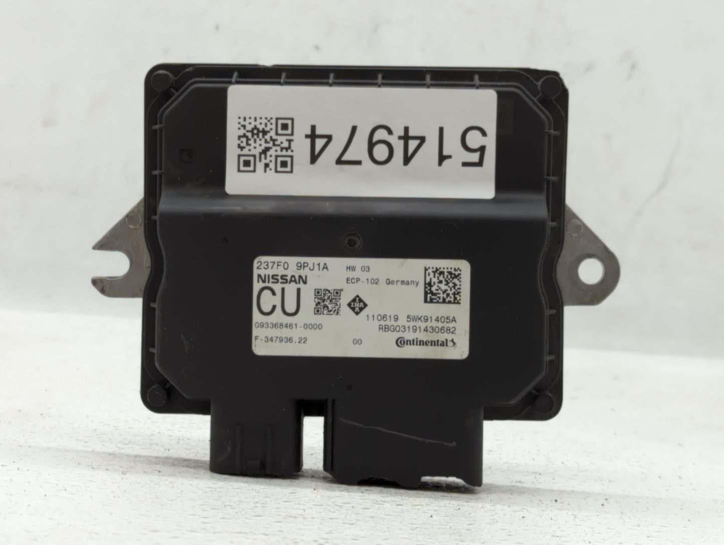 2018-2020 Infiniti Qx60 PCM Engine Control Computer ECU ECM PCU OEM P/N:237F0 9PJ1A NEC046-659 Fits Fits 2018 2019 2020 OEM 