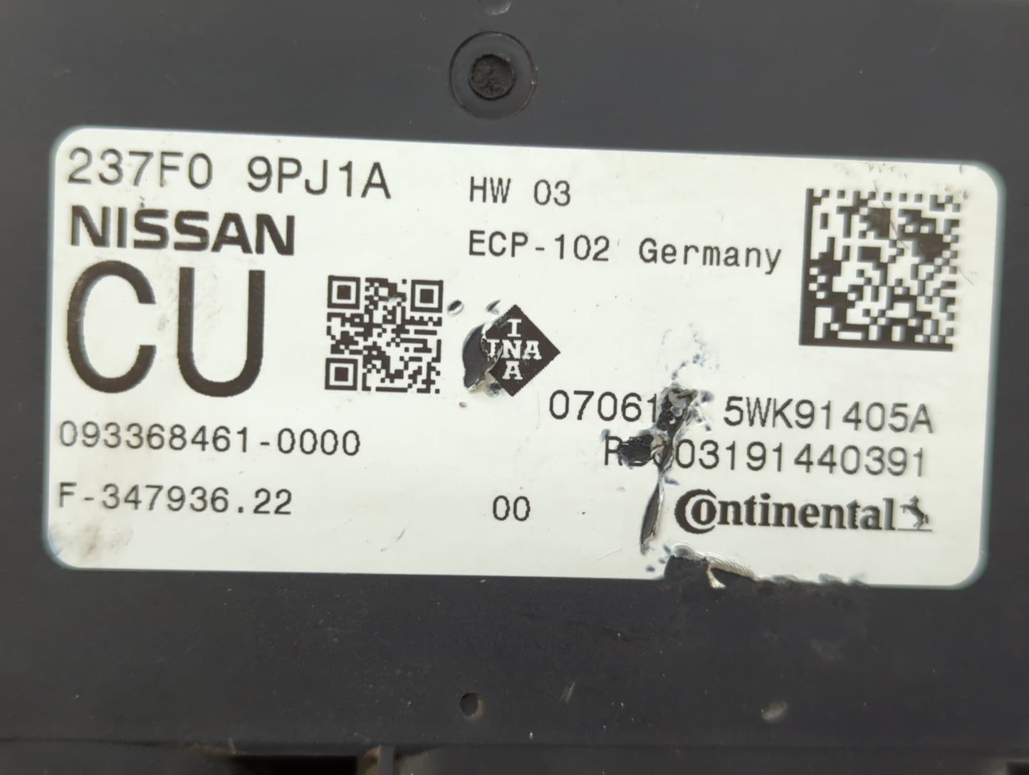 2018-2020 Infiniti Qx60 PCM Engine Control Computer ECU ECM PCU OEM P/N:237F0 9PJ1A Fits Fits 2018 2019 2020 OEM Used Auto P