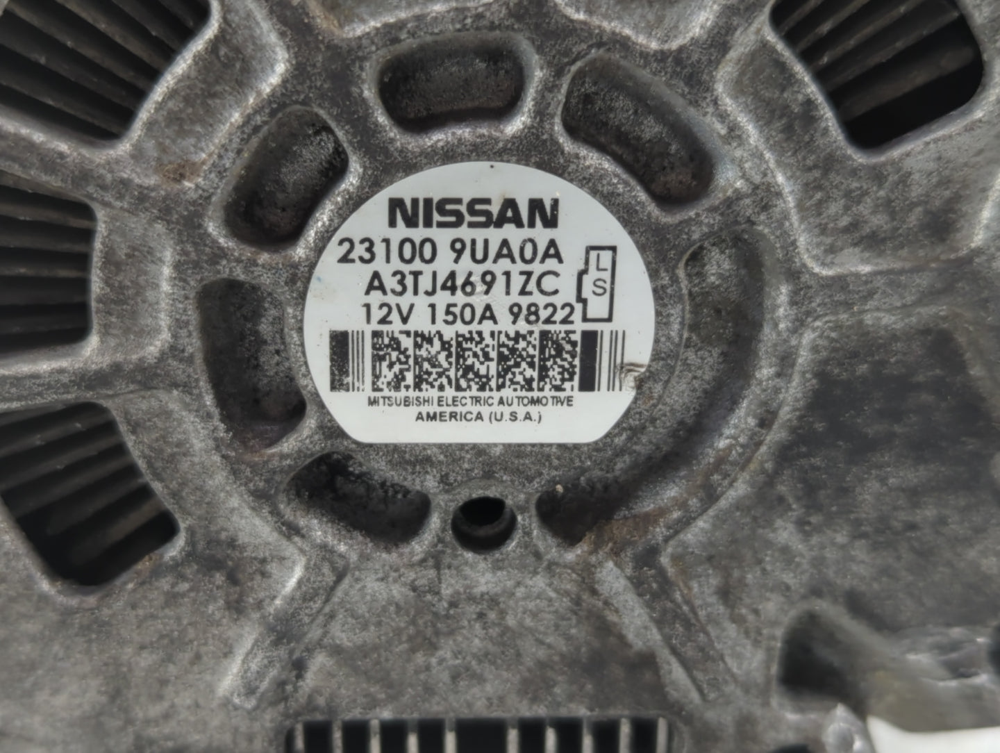 2017-2020 Infiniti Qx60 Alternator Replacement Generator Charging Assembly Engine OEM P/N:A3TJ4691ZC 23100 9UA0A Fits OEM Us