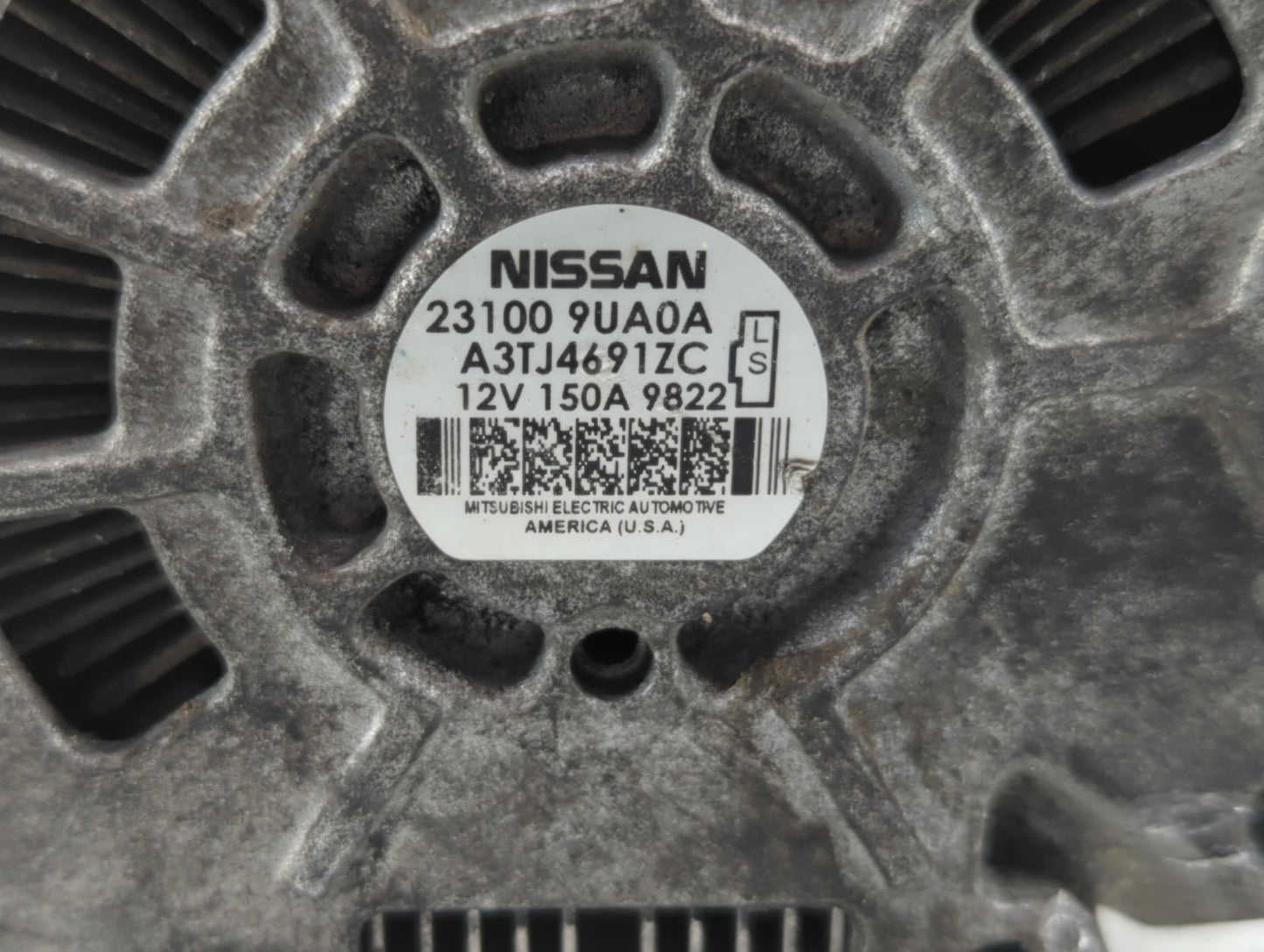 2017-2020 Infiniti Qx60 Alternator Replacement Generator Charging Assembly Engine OEM P/N:A3TJ4691ZC 23100 9UA0A Fits OEM Us