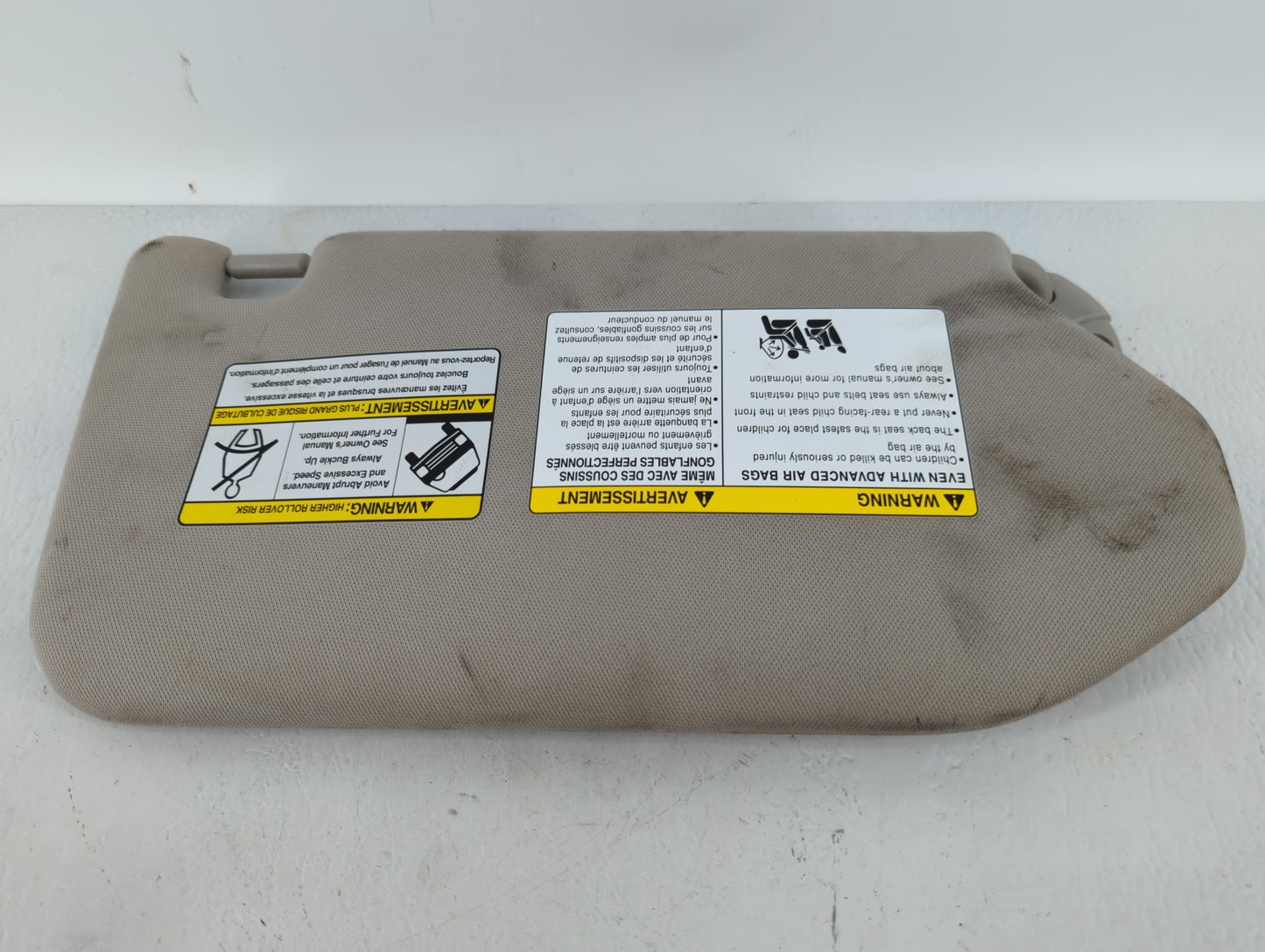 2019-2020 Infiniti Qx60 Sun Visor Shade Replacement Passenger Right Mirror Fits Fits 2019 2020 OEM Used Auto Parts - Oemused