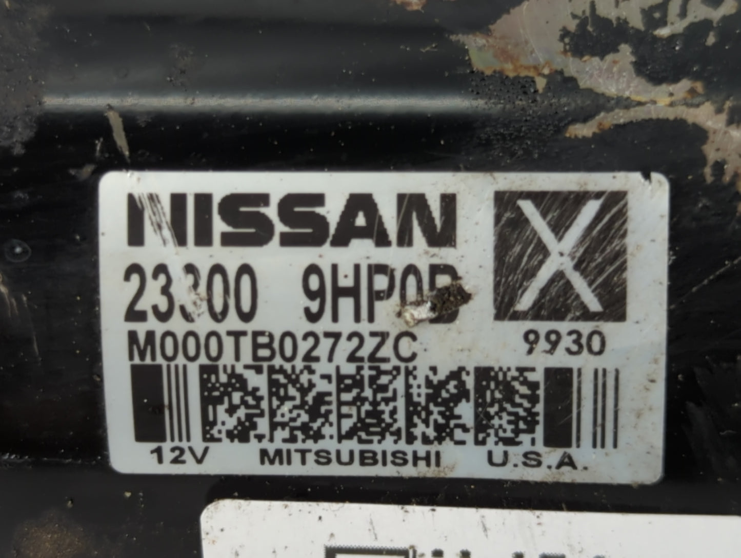 2015-2020 Infiniti Qx60 Car Starter Motor Solenoid OEM P/N:M000TB027ZC 23300 9HP0B Fits OEM Used Auto Parts - Oemusedautopar