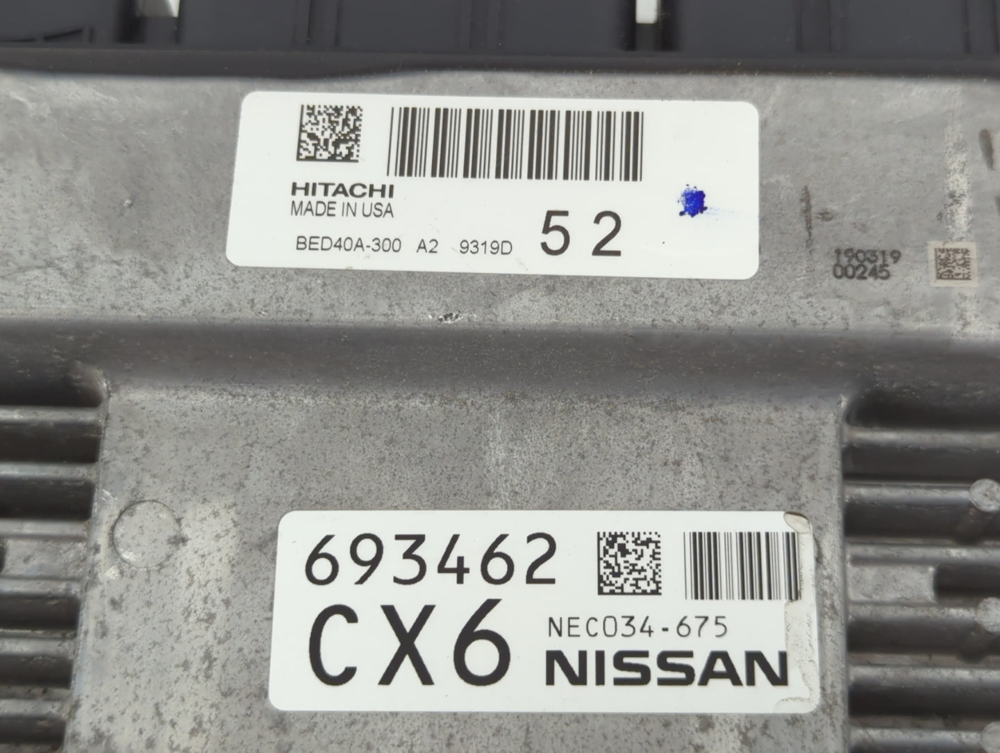 2018-2020 Infiniti Qx60 PCM Engine Control Computer ECU ECM PCU OEM P/N:693462CX6 NEC034-675 Fits Fits 2018 2019 2020 OEM Us