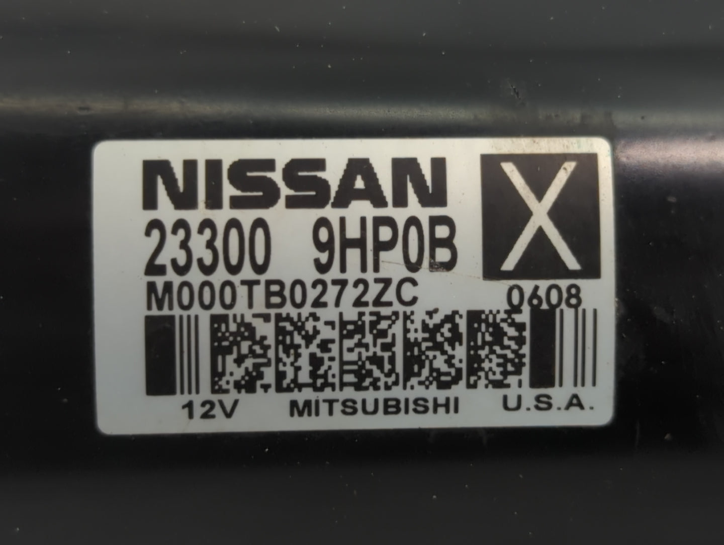 2015-2020 Infiniti Qx60 Car Starter Motor Solenoid OEM P/N:23300 9HP0B Fits Fits 2015 2016 2017 2018 2019 2020 2021 2022 OEM
