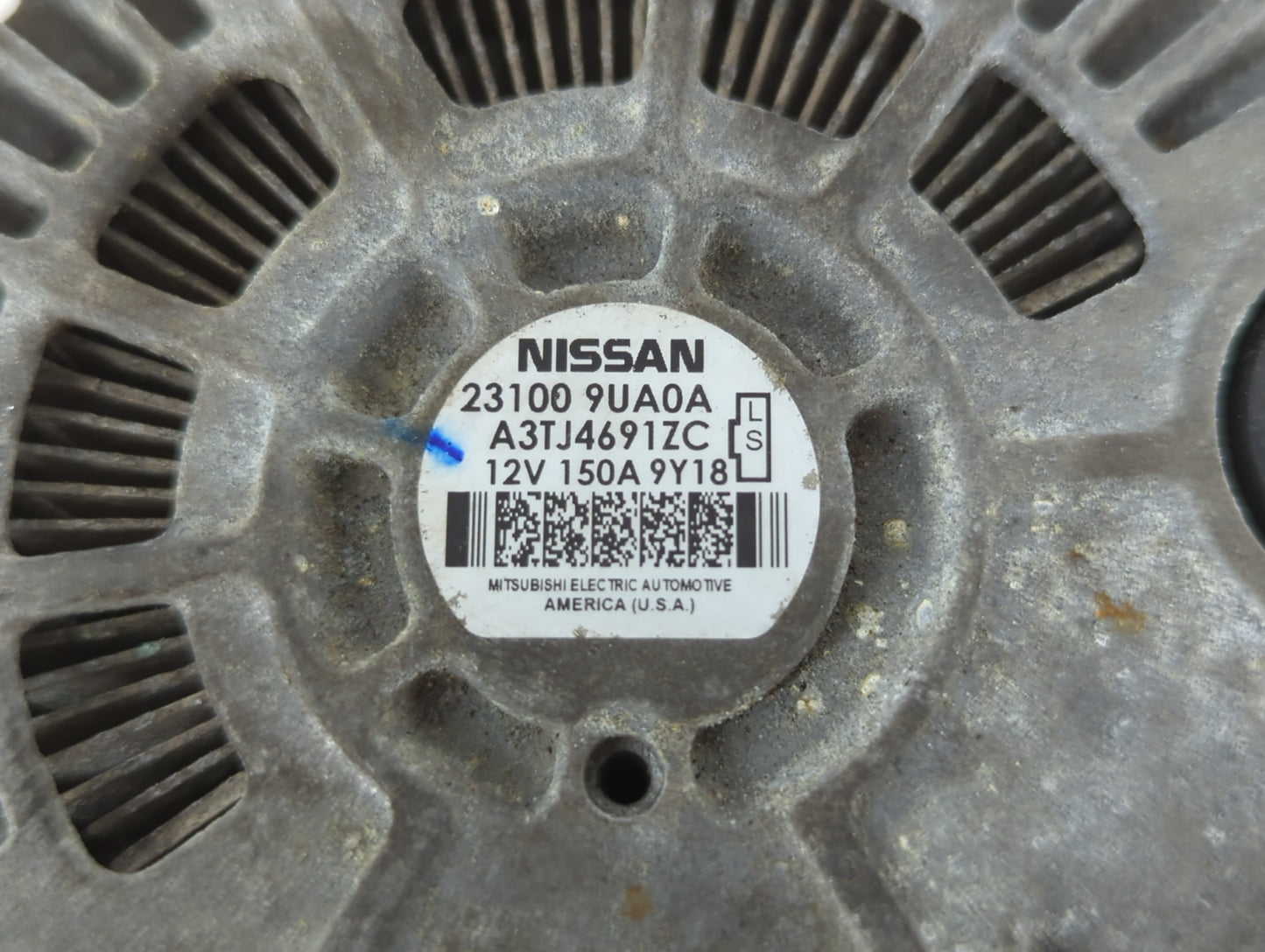 2017-2020 Infiniti Qx60 Alternator Replacement Generator Charging Assembly Engine OEM P/N:23100 9UA0A Fits OEM Used Auto Par