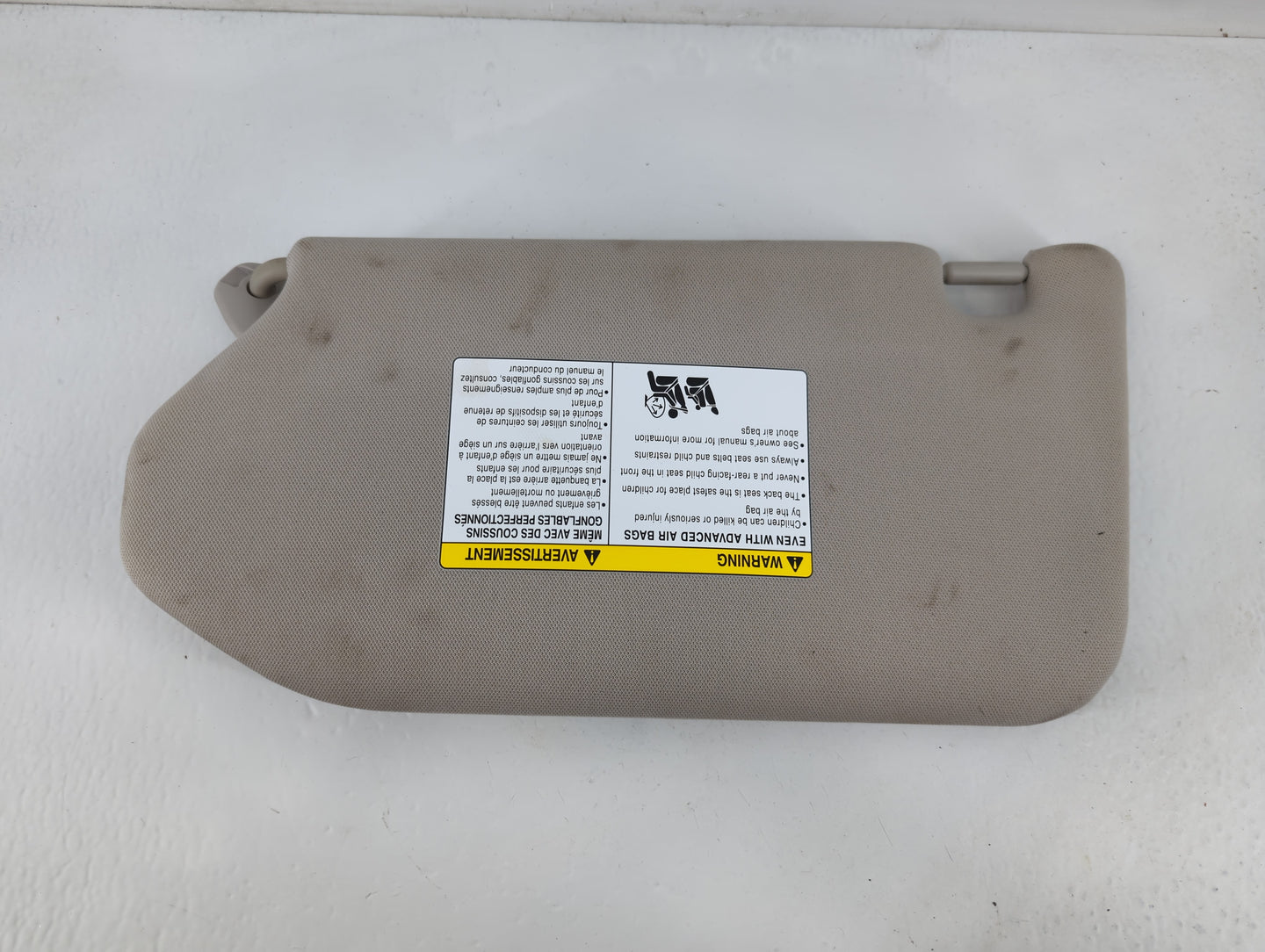 2019-2020 Infiniti Qx60 Sun Visor Shade Replacement Passenger Right Mirror Fits Fits 2019 2020 OEM Used Auto Parts - Oemused