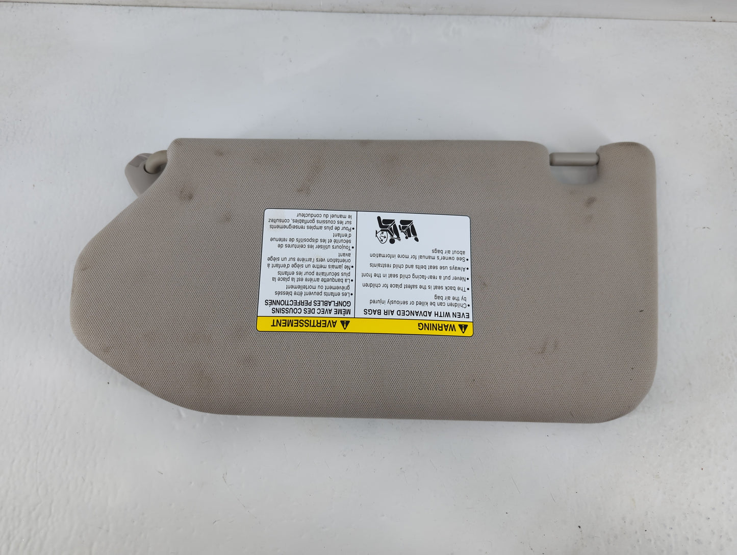 2019-2020 Infiniti Qx60 Sun Visor Shade Replacement Passenger Right Mirror Fits Fits 2019 2020 OEM Used Auto Parts - Oemused