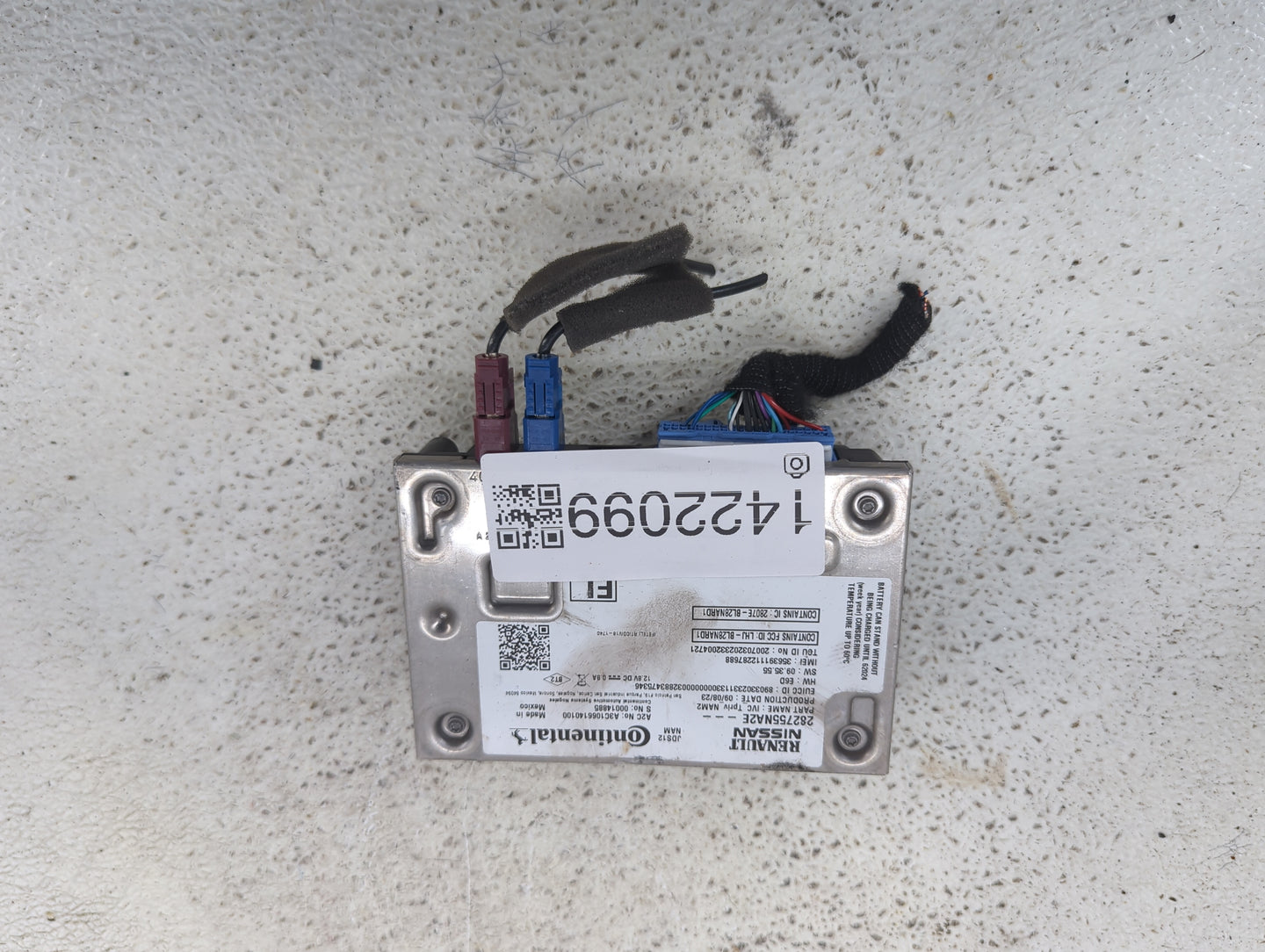 2020 Infiniti Qx80 Telematics Control Module 282755na2e - Oemusedautoparts1.com
