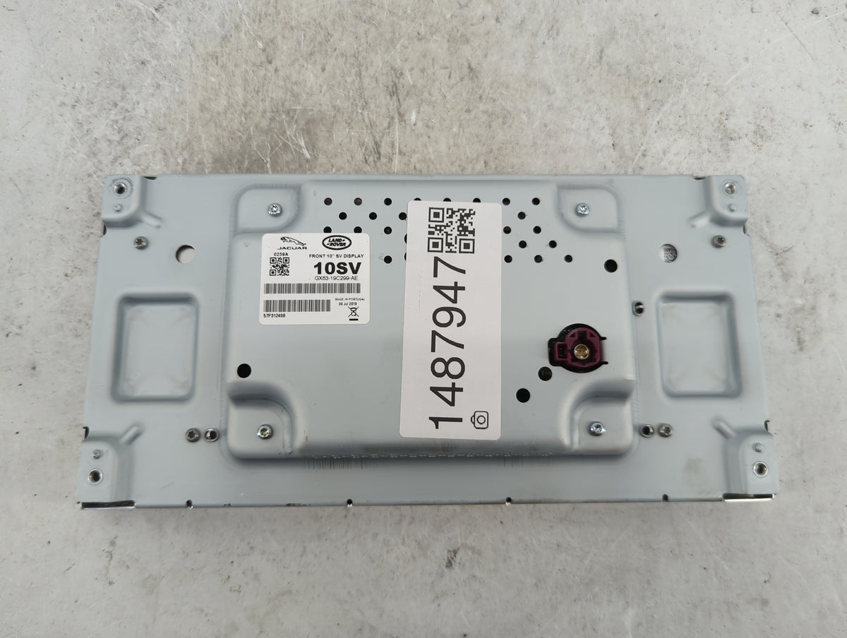 2018-2019 Jaguar E-pace Information Radio Display Screen - Oemusedautoparts1.com