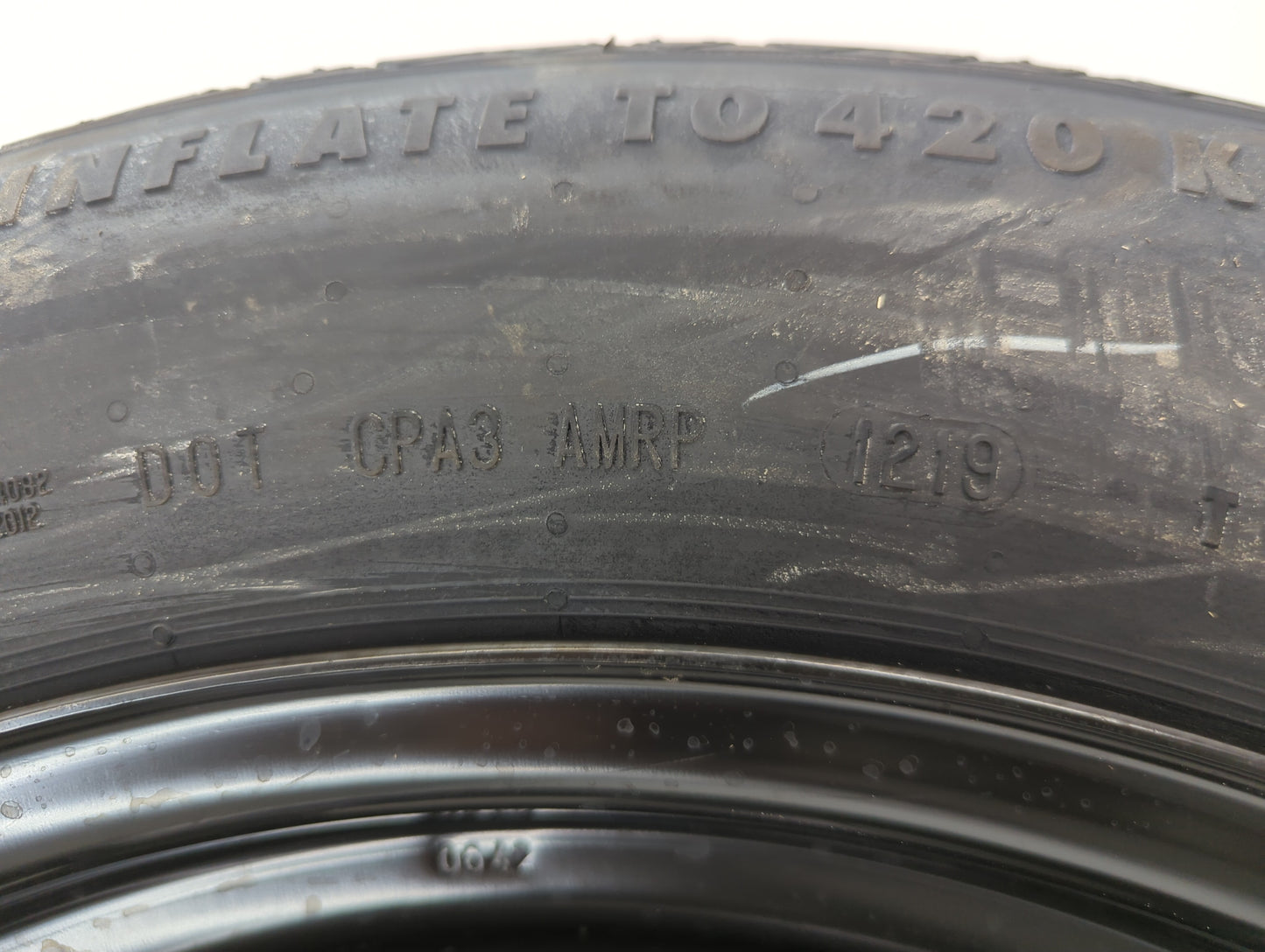 2017-2022 Jaguar F-pace Spare Donut Tire Wheel Rim Oem - Oemusedautoparts1.com