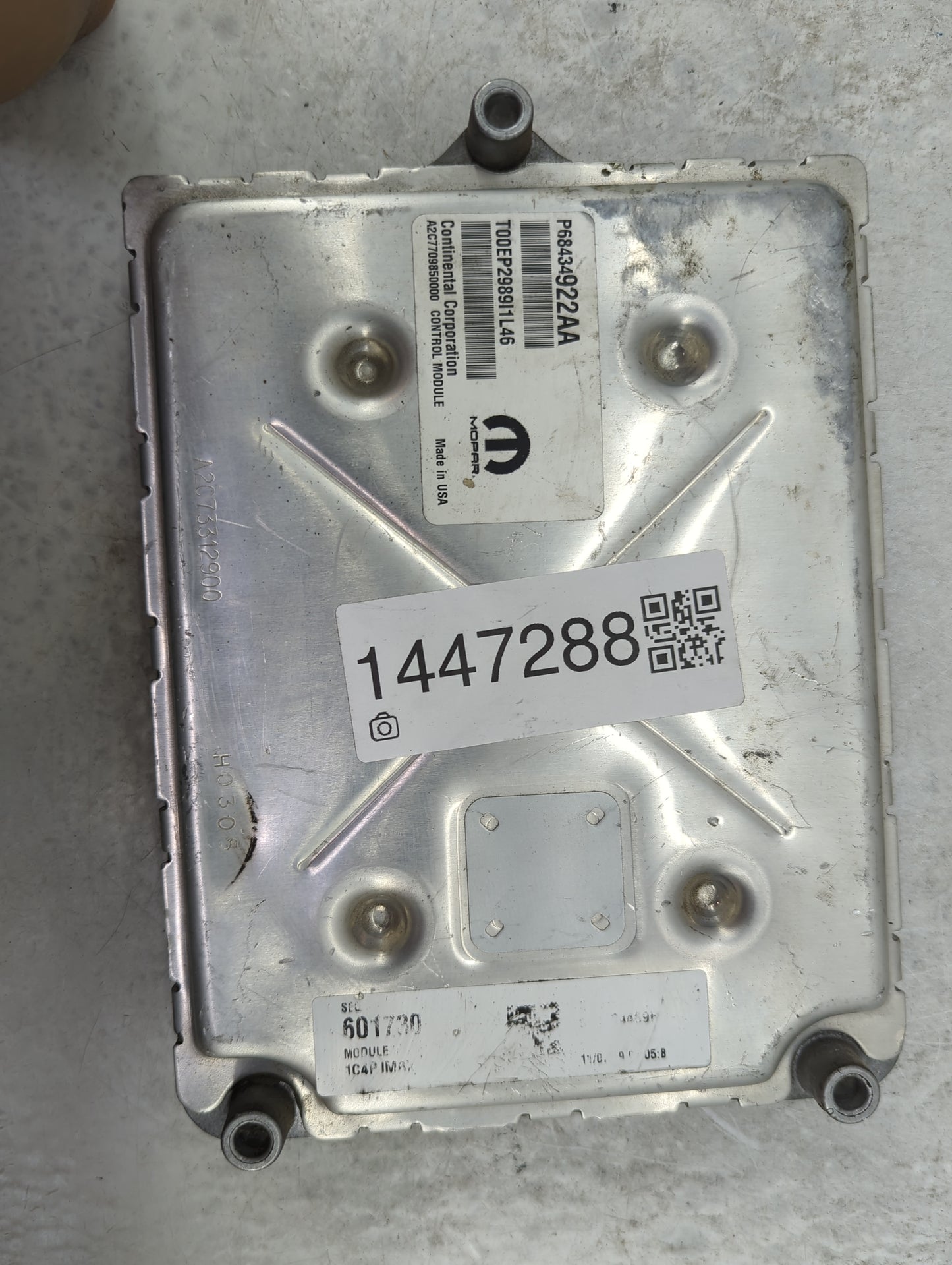 2020-2021 Jeep Cherokee PCM Engine Control Computer ECU ECM PCU OEM P/N:P68434922AA T00EP2989I1L46 Fits Fits 2020 2021 OEM U
