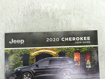 2020 Jeep Cherokee Owners Manual Book Guide P/N:20_KL_UG_EN_USC OEM Used Auto Parts - Oemusedautoparts1.com