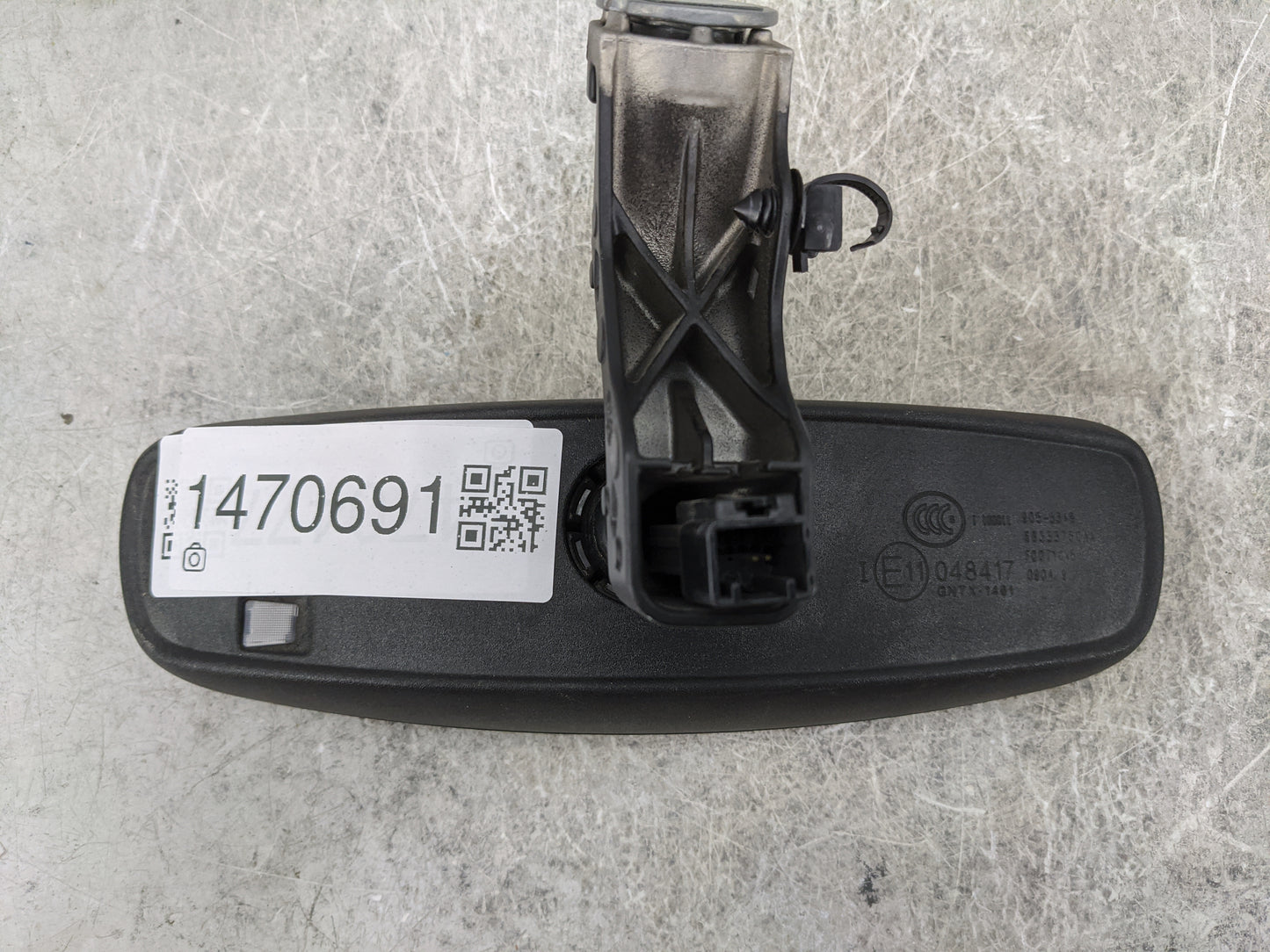 2019-2022 Jeep Cherokee Interior Rear View Mirror Replacement OEM P/N:68333760AA GNTX-1461, 048417 Fits Fits 2019 2020 2021 