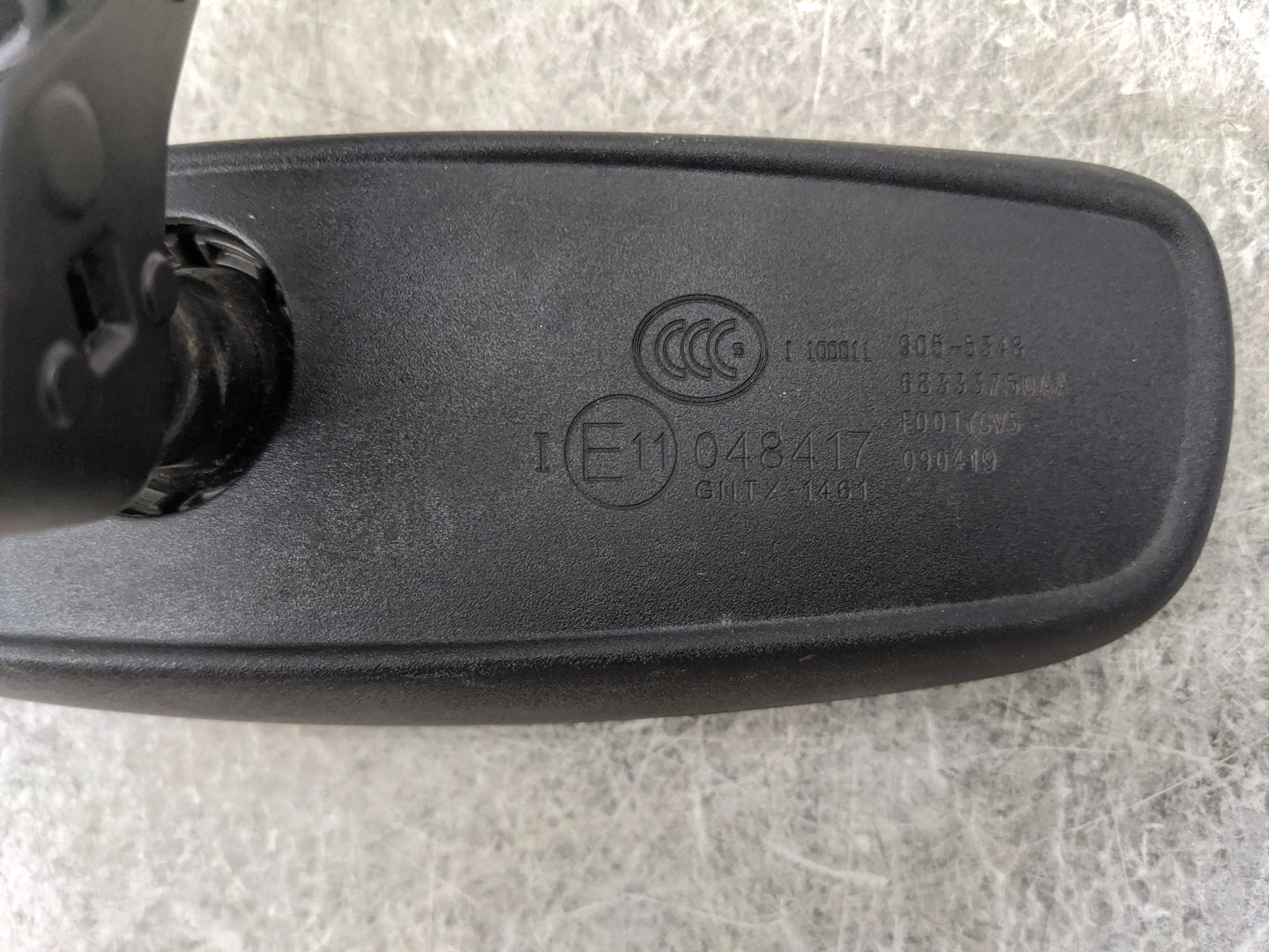 2019-2022 Jeep Cherokee Interior Rear View Mirror Replacement OEM P/N:68333760AA GNTX-1461, 048417 Fits Fits 2019 2020 2021 