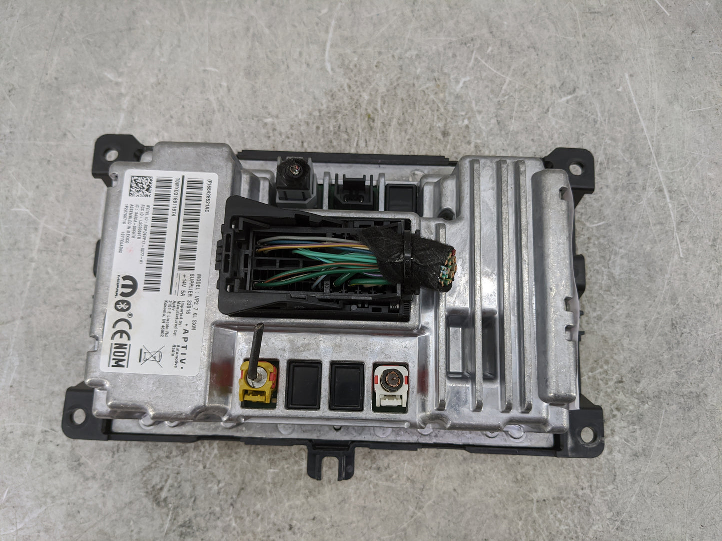 2020 Jeep Cherokee Radio AM FM Cd Player Receiver Replacement P/N:68428521AC VP2_7_KL_SXM, L2C0069TR, 3432A-0069TR Fits OEM 