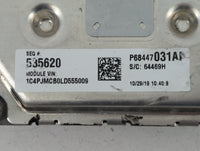 2019-2020 Jeep Cherokee PCM Engine Control Computer ECU ECM PCU OEM P/N:P68447031A P68397063AA Fits Fits 2019 2020 OEM Used 