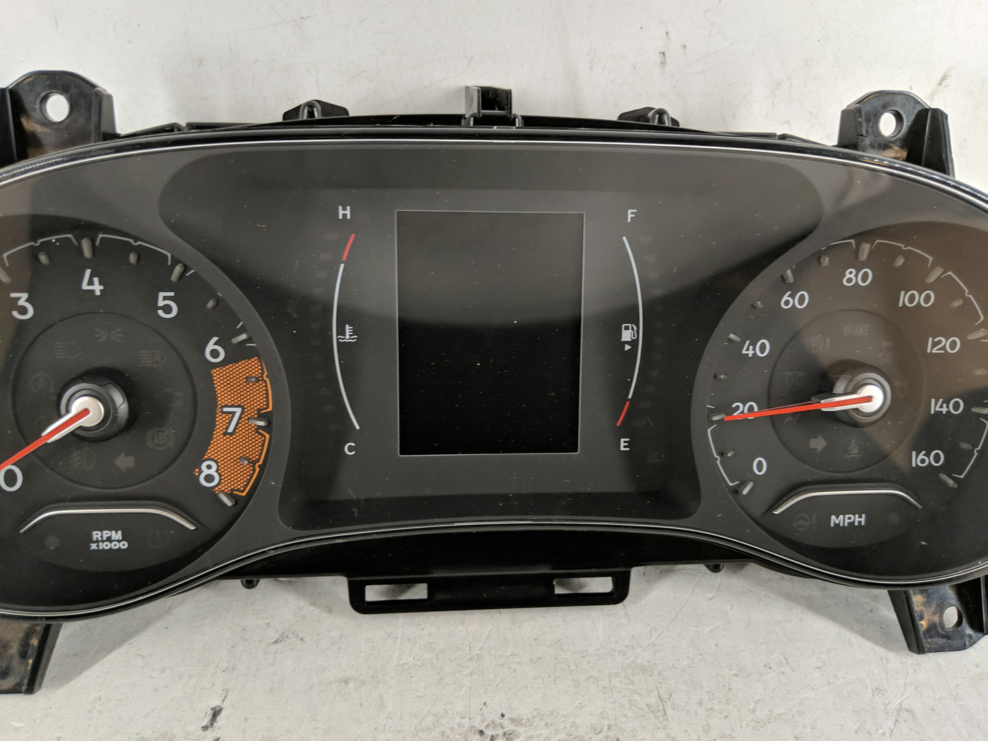 2020 Jeep Compass Instrument Cluster Speedometer Gauges P/N:E1410R-04 Fits OEM Used Auto Parts - Oemusedautoparts1.com
