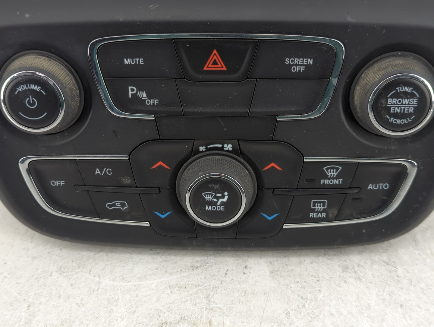 2020 Jeep Compass Climate Control Module Temperature AC/Heater Replacement Fits OEM Used Auto Parts - Oemusedautoparts1.com