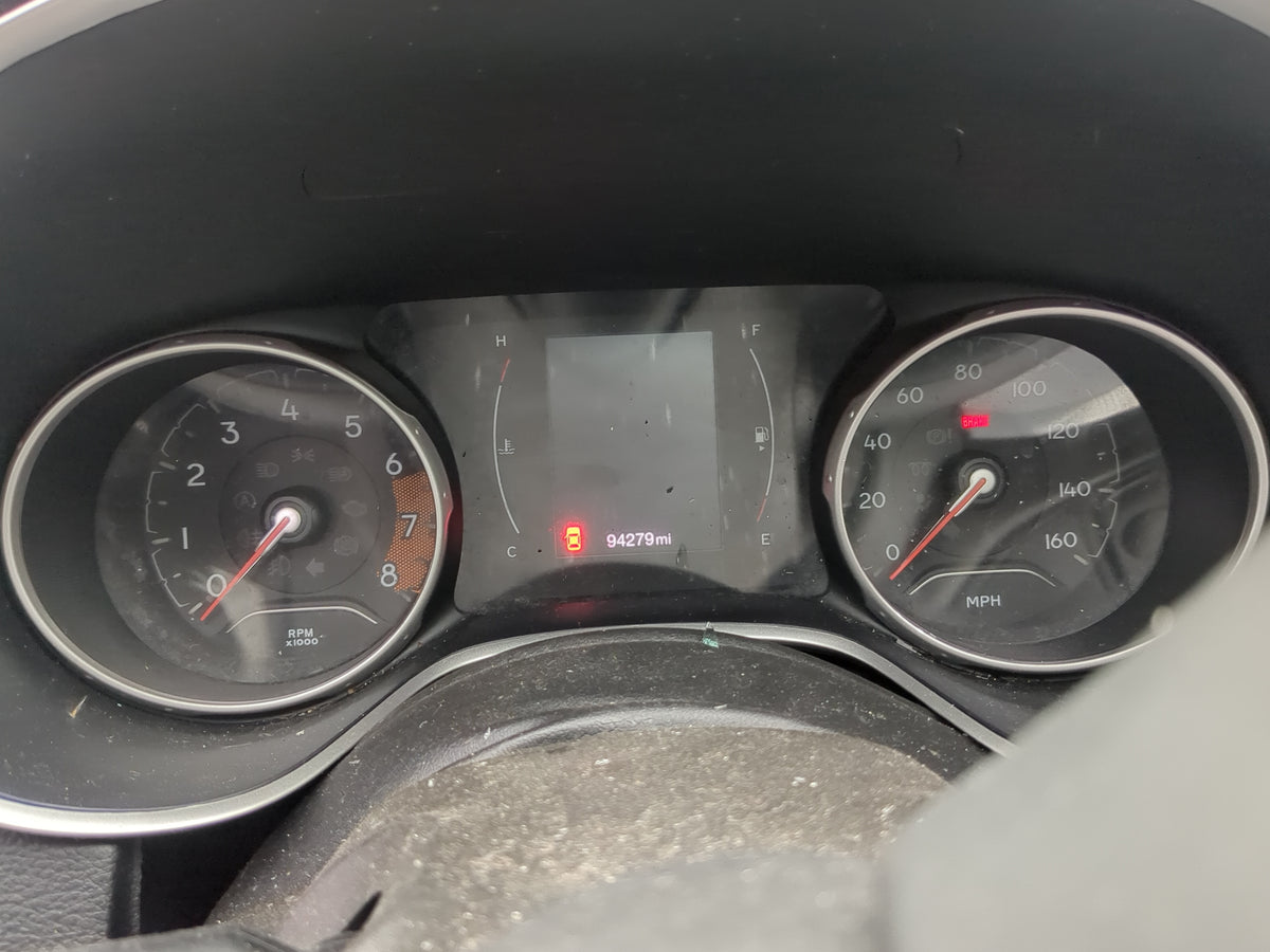 2020 Jeep Compass Instrument Cluster Speedometer Gauges Miles:94K Fits OEM Used Auto Parts - Oemusedautoparts1.com