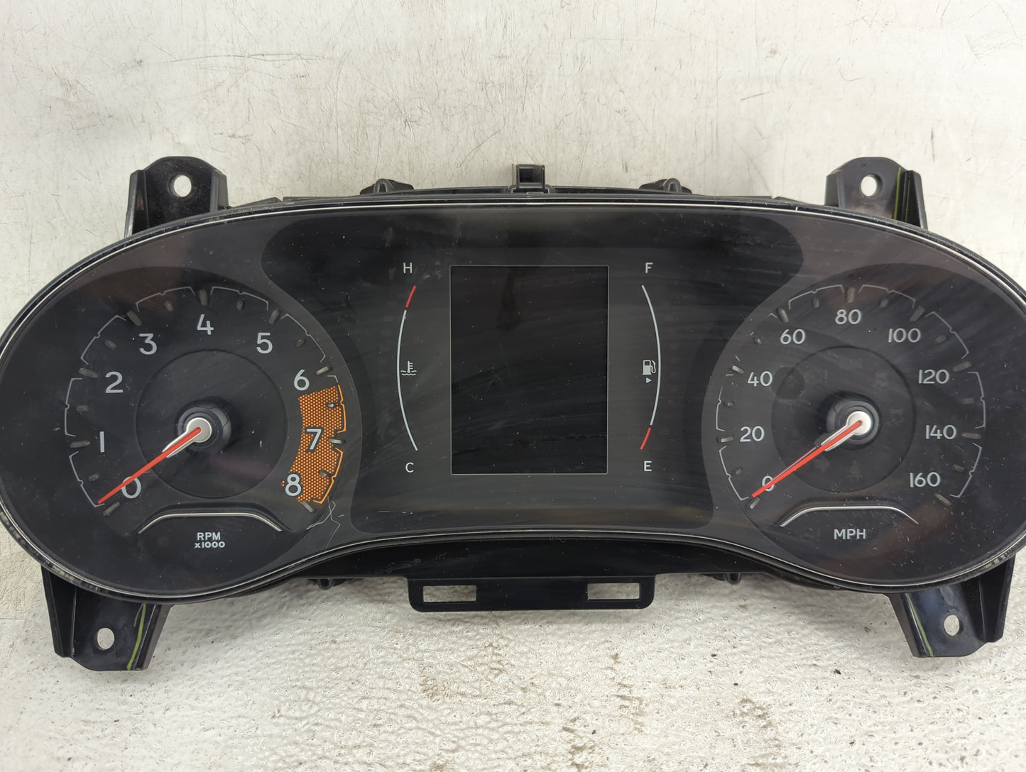 2020 Jeep Compass Instrument Cluster Speedometer Gauges P/N:6RX36DX9AI 5550031717 Fits OEM Used Auto Parts - Oemusedautopart