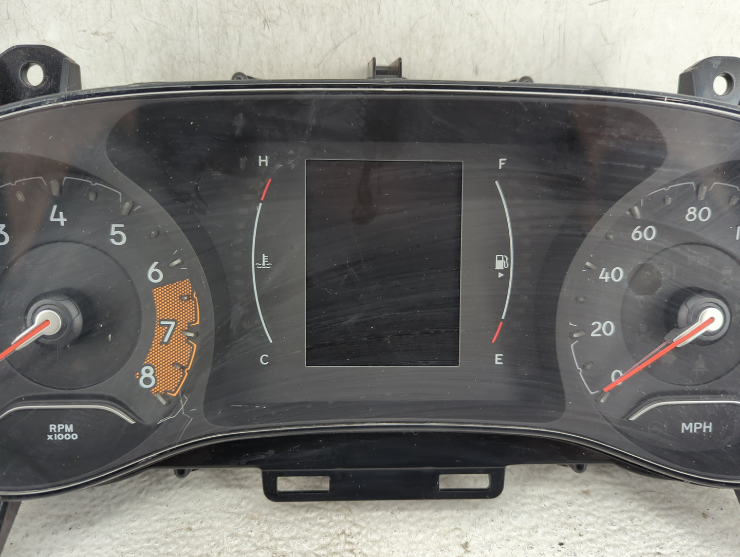 2020 Jeep Compass Instrument Cluster Speedometer Gauges P/N:6RX36DX9AI 5550031717 Fits OEM Used Auto Parts - Oemusedautopart