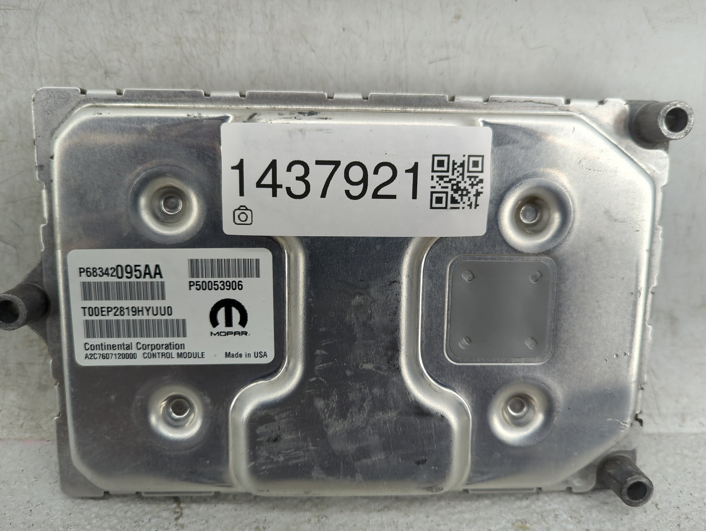 2020 Jeep Compass PCM Engine Control Computer ECU ECM PCU OEM P/N:P68342095AA P50053906, T00EP2819HYUU0, A2C7607120000 Fits 