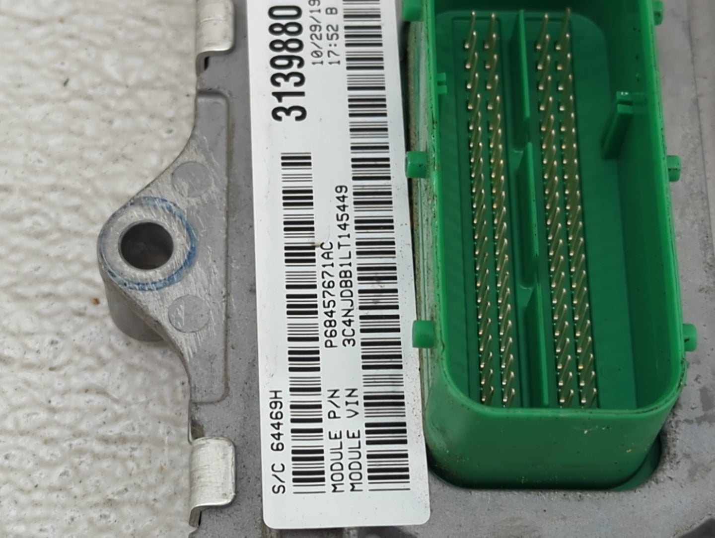 2020 Jeep Compass PCM Engine Control Computer ECU ECM PCU OEM Fits OEM Used Auto Parts - Oemusedautoparts1.com