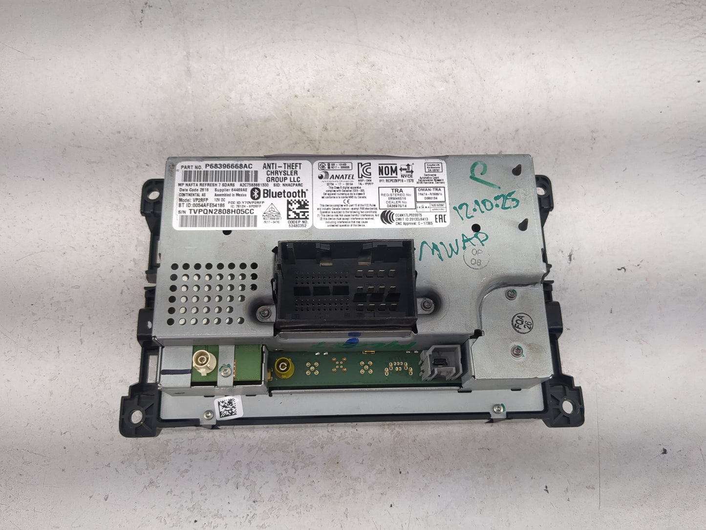 2020 Jeep Compass Information Display Screen - Oemusedautoparts1.com