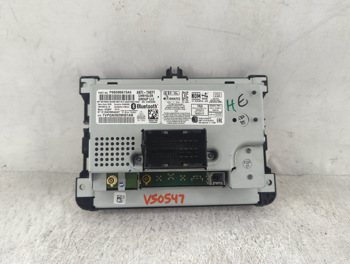 2020 Jeep Compass Information Display Screen - Oemusedautoparts1.com