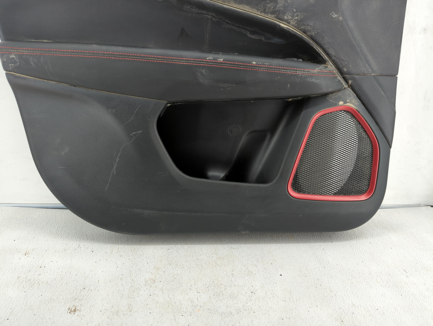 2020 Jeep Compass Front Left Driver Interior Door Panel Trim Black - Oemusedautoparts1.com