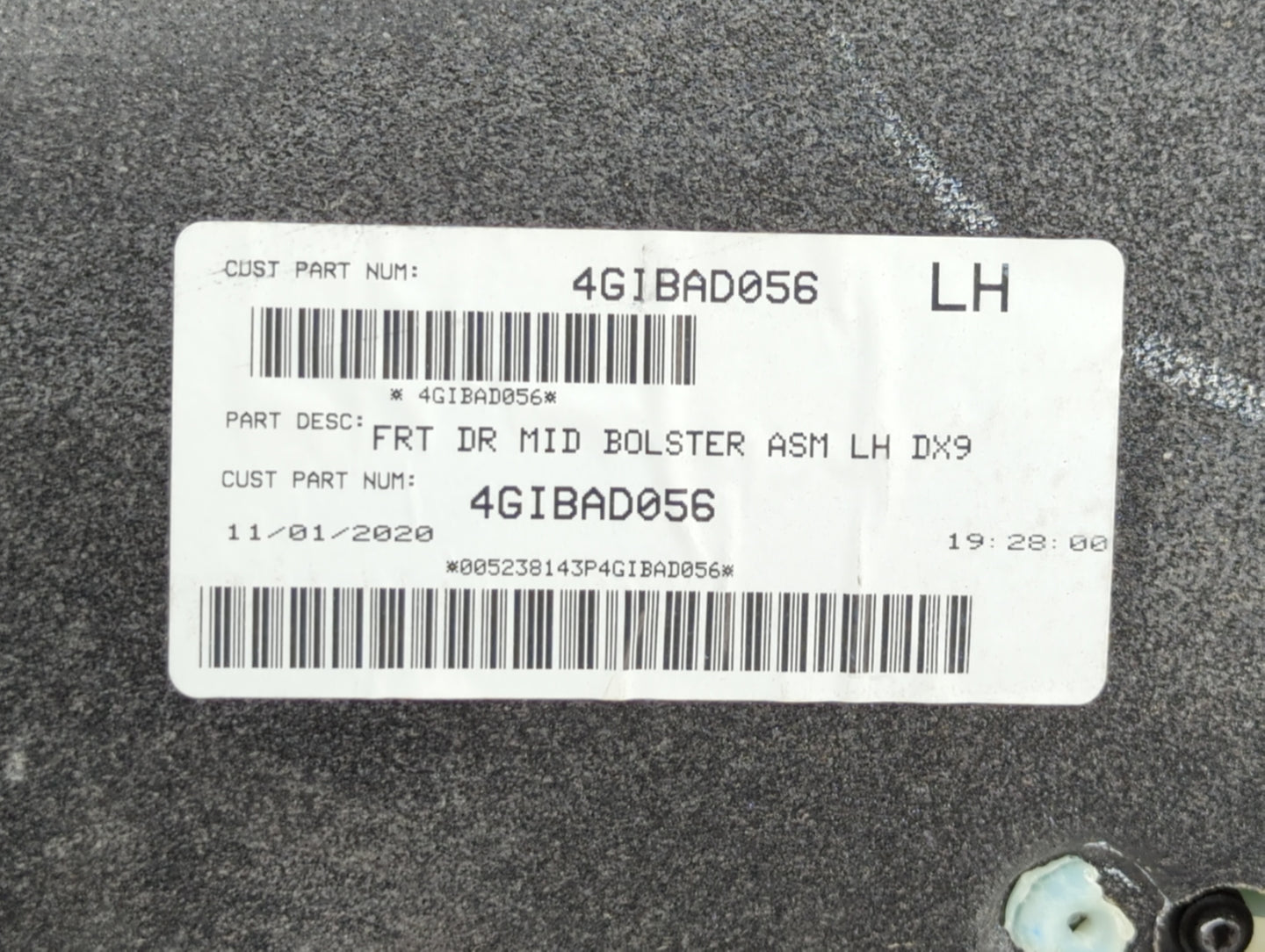 2020 Jeep Compass Front Left Driver Interior Door Panel Trim Black - Oemusedautoparts1.com