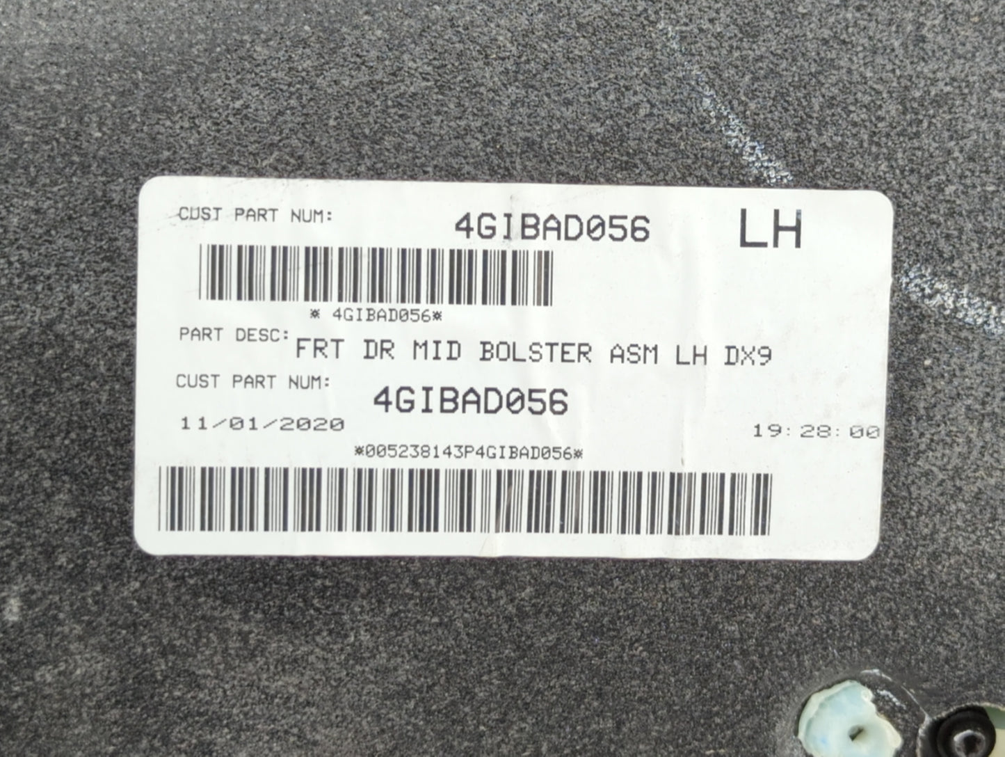 2020 Jeep Compass Front Left Driver Interior Door Panel Trim Black - Oemusedautoparts1.com