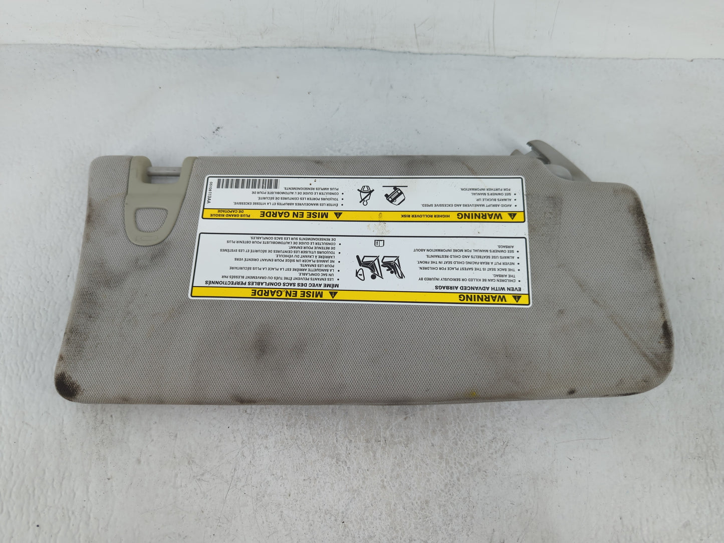 2020 Jeep Compass Sun Visor Shade Replacement Driver Left Mirror Fits OEM Used Auto Parts - Oemusedautoparts1.com