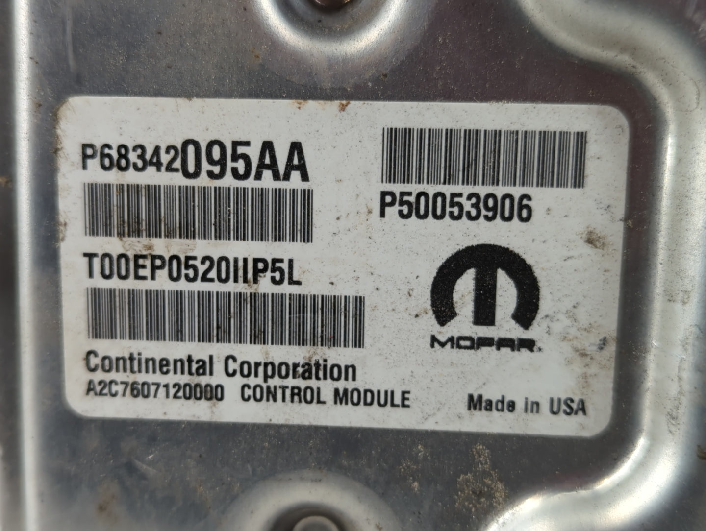 2020 Jeep Compass PCM Engine Control Computer ECU ECM PCU OEM P/N:P68457670AC P68342095AA Fits OEM Used Auto Parts - Oemused