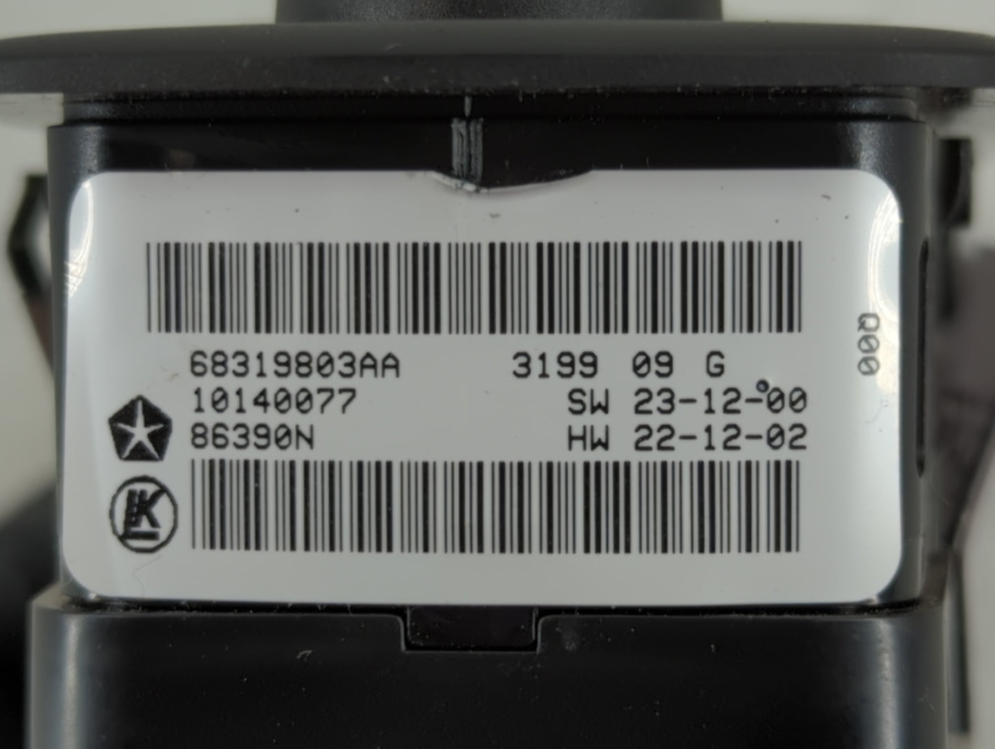 2016-2022 Jeep Grand Cherokee Master Power Window Switch Replacement Driver Side Left P/N:68319803AA Fits OEM Used Auto Part