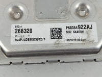 2020-2022 Jeep Grand Cherokee PCM Engine Control Computer ECU ECM PCU OEM P/N:P68354922AJ P68397063AA Fits Fits 2020 2021 20