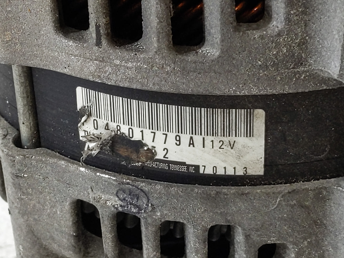 2011-2016 Jeep Grand Cherokee Alternator Replacement Generator Charging Assembly Engine OEM P/N:04801779AI Fits OEM Used Aut