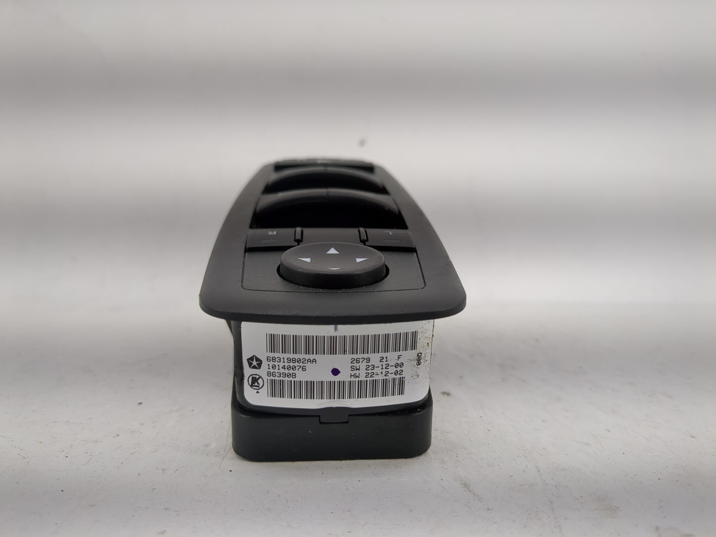 2016-2022 Jeep Grand Cherokee Master Power Window Switch Replacement Driver Side Left P/N:68319802AA Fits OEM Used Auto Part
