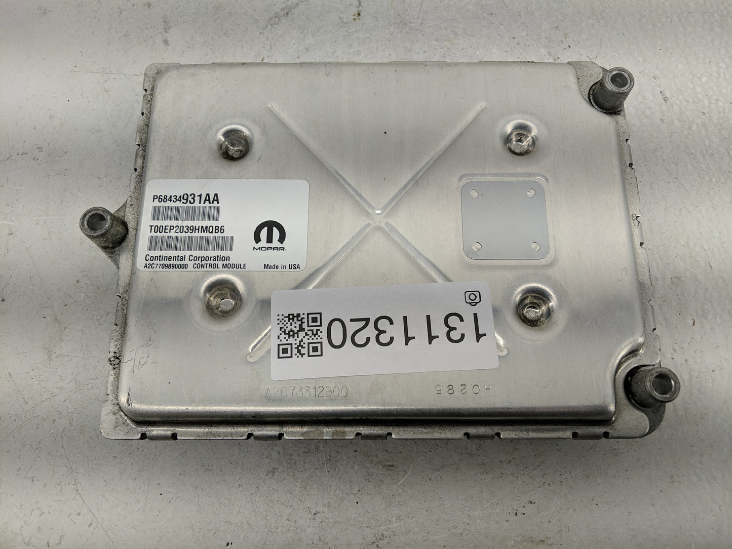 2020-2022 Jeep Grand Cherokee PCM Engine Control Computer ECU ECM PCU OEM P/N:68434931AA Fits Fits 2020 2021 2022 OEM Used A