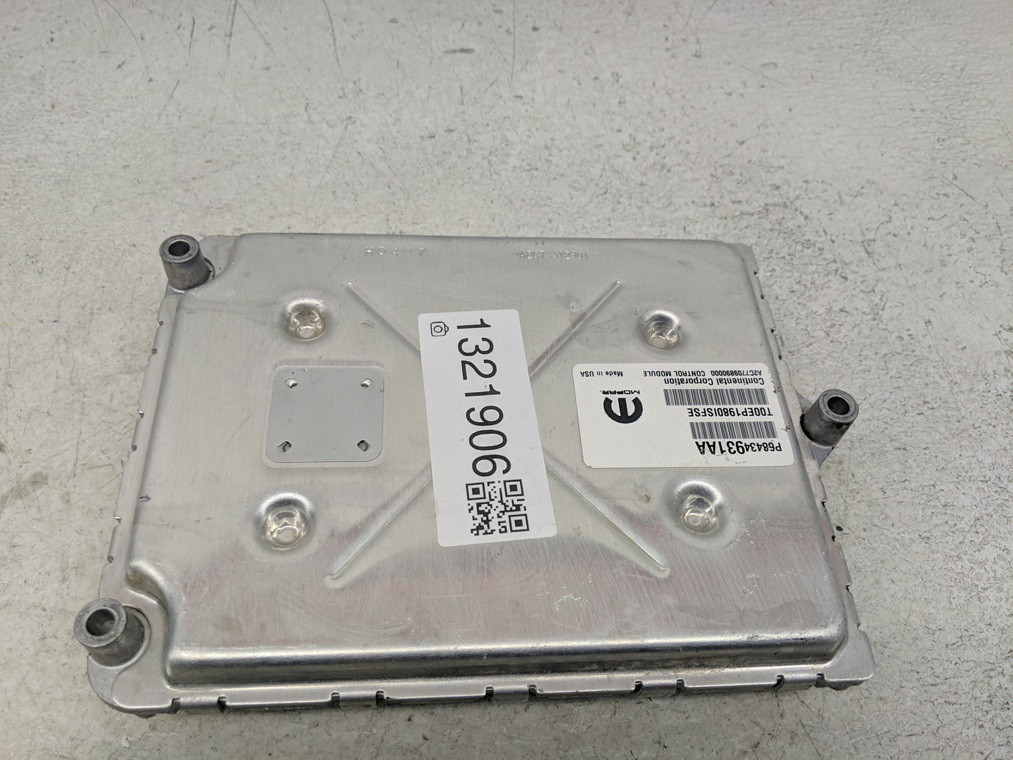 2020-2022 Jeep Grand Cherokee PCM Engine Control Computer ECU ECM PCU OEM P/N:P68434931AA 68434931AA Fits Fits 2020 2021 202