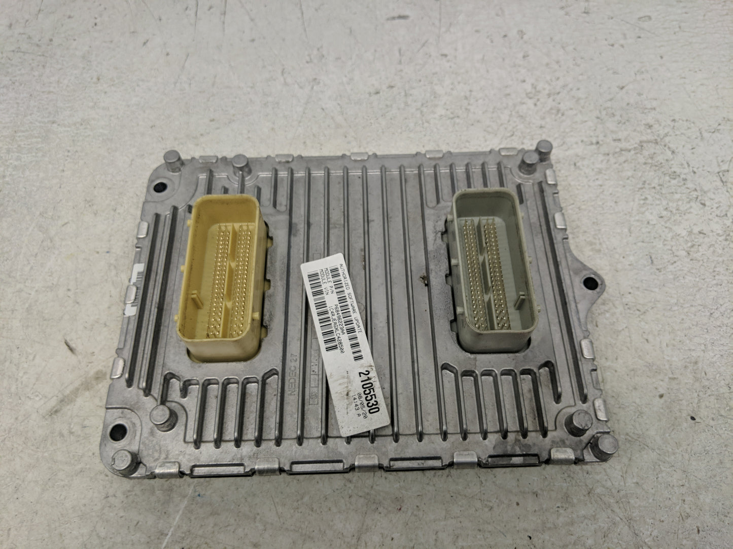 2020-2022 Jeep Grand Cherokee PCM Engine Control Computer ECU ECM PCU OEM P/N:P68434931AA 68434931AA Fits Fits 2020 2021 202